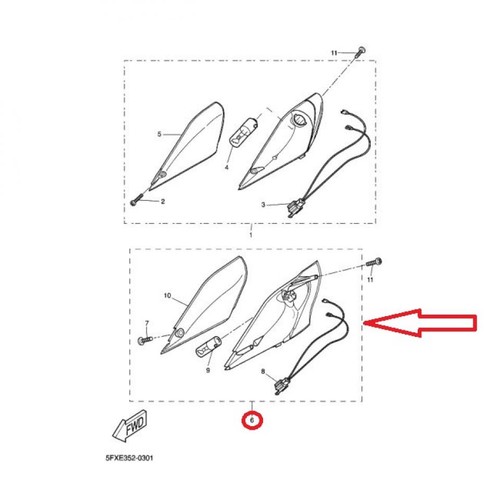 Clignotant avd pour - avd,